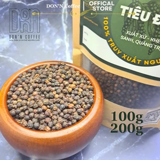 Tiêu đen nguyên hạt Khe Sanh - DON'N, 100g, 200g