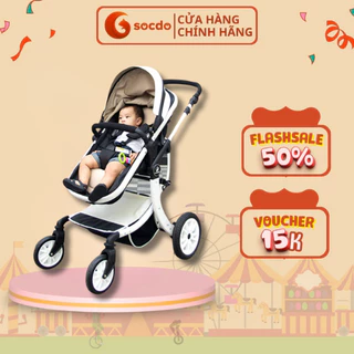 Xe đẩy nôi cao cấp Chilux S1.9 - Đa năng tiện lợi cho bé, bảo hành 3 năm chính hãng