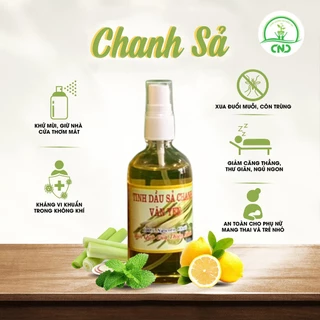 Tinh dầu chanh sả nguyên chất 100% từ thiên nhiên