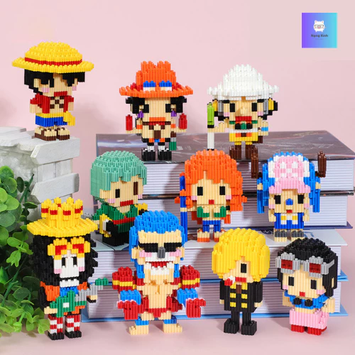 Đảo hải tặc lego mô hình lắp ráp one piece đồ chơi xếp hình nhân vật anime