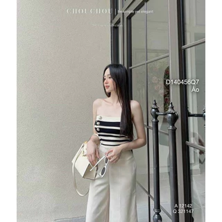 Áo len kẻ sọc croptop đính nút 2s 0424 thaotranshop90 [kèm ảnh thật chụp sàn]