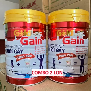 [COMBO 2 LON] Sữa tăng cân 900g - Sữa tăng cân hiệu quả cho người gầy Goldlac gain 900g (Chính hãng)