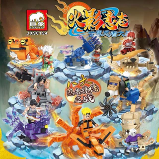 Minifigure Naruto Đồ Chơi lắp ráp các nhân vật truyện tranh naruto kèm hiệu ứng