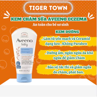 Kem dưỡng da chàm cho bé Aveeno Baby Eczema bé từ sơ sinh 0M+ Tuýp 141g BẢNG MỸ