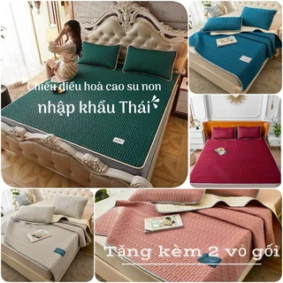 Chiếu Điều Hòa cao su non CoCo 5D mẫu mới 2024, Ga Nệm điều hòa mát lạnh KT:1m2 1m4 1m5 1m6 1m8 2m2