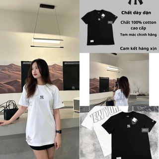 Áo Thun MLB, Áo Phông Nam Nữ NewYork , Phông Tay Lỡ From Rộng Unisex Chất Liệu Cotton 100% thoáng mát thấm hút mồ hôi