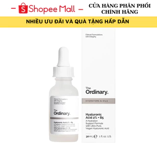 The Ordinary Hyaluronic Acid 2% + B5 30ml Tinh Chất Cấp Ẩm và Phục Hồi