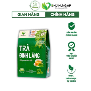 Trà đinh lăng hữu cơ, hỗ trợ hoạt huyết, an thần, lợi sữa, bồi bổ cơ thể, trà thảo dược AP Phú Hưng