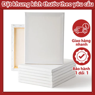 [SIZE LỚN] Khung tranh vẽ canvas 30x40cm ~ 60x90cm, khung toan họa phẩm giá xưởng SIÊU RẺ vẽ tranh sơn dầu - Printek