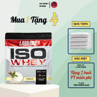 ISO Whey LABRADA - 100% Whey Protein Isolate, Thúc Đẩy Quá Trình Tăng Cơ và Hỗ Trợ Giảm Mỡ- 2H Whey Store