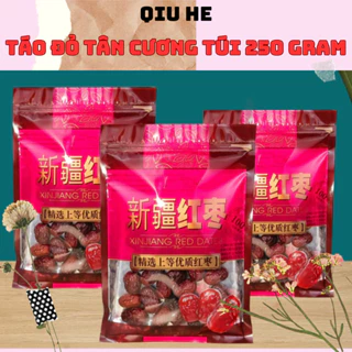 Táo Đỏ Tân Cương Túi 250 gram loại to ngon, Táo đỏ loại 1 ăn ngọt- dẻo- dai - chắc thịt