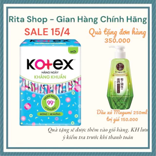 Băng vệ sinh Kotex hàng ngày kháng khuẩn hương tự nhiên 20/40 miếng