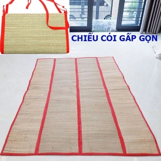 Chiếu cói Trắng gấp gọn tiện lợi