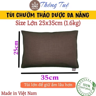 Túi Chườm Nóng Thảo Dược Size Lớn 25x35cm - Giảm đau vai gáy