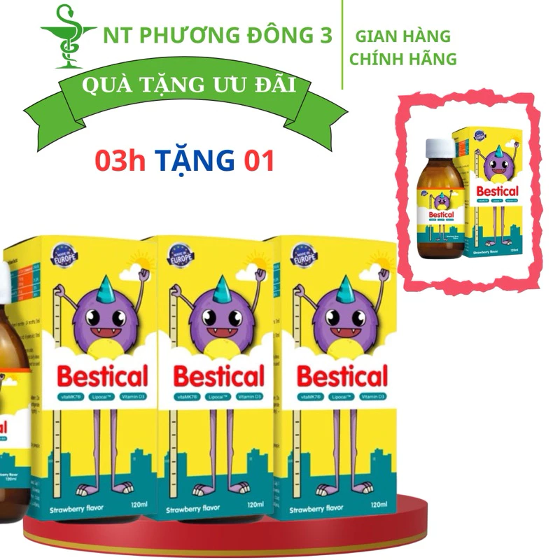 Lineabon K2D3 bổ sung vitamin giúp tăng cường hấp thu canxi tối đa cho trẻ cao lớn khỏe mạnh (10ml)