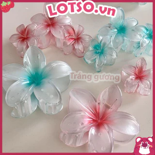 Kẹp Tóc Hoa Sứ Tráng Gương Lotso.vn Xinh Xắn Thanh Lịch Thời Trang Hè Phong Cách Hàn Quốc Cho Nữ Đi Biển Hot Trend