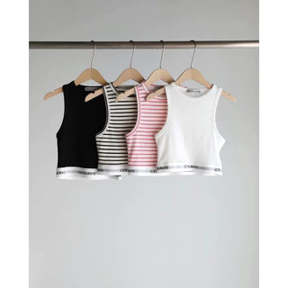 (order Hàn) Áo ba lỗ croptop Cestlavie Hàn Quốc