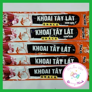 5 gói Snack khoai tây lát Thế Giai thơm ngon hấp dẫn, đồ ăn vặt giá rẻ, đồ ăn vặt cổng trường hot nhất