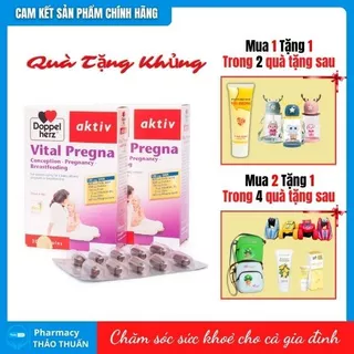 Aktiv Vital Pregna - Viên uống bổ sung Vitamin và khoáng chất cho bà bầu (Hộp 30 viên).