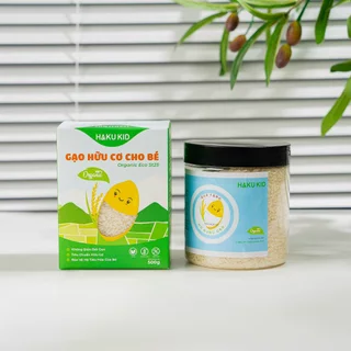 Gạo hữu cơ ST25 Haku Kid 500g cho bé ăn dặm