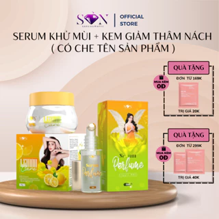 Combo Serum Và Kem Giảm Thâm Nách, Trắng Sáng Vùng Nách SON COSMETIC Giúp Giảm Thâm Và Khử Mùi Hôi