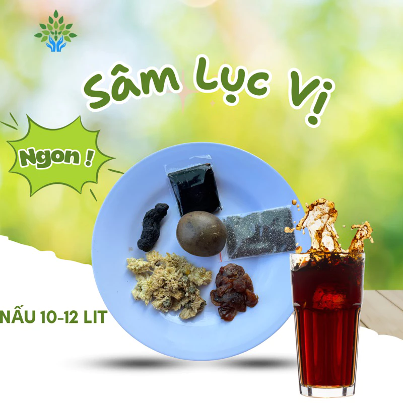 Set Sâm Lục Vị Nấu 12 Lit Nước Thơm Ngon, Giải Khát, Thanh Nhiệt