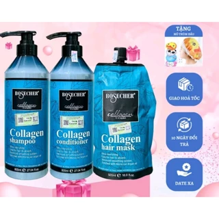 [Chính hãng] [Giá sỉ] Kem ủ tóc Collagen BOSECHER Milano Bamboo Treatment 500ml