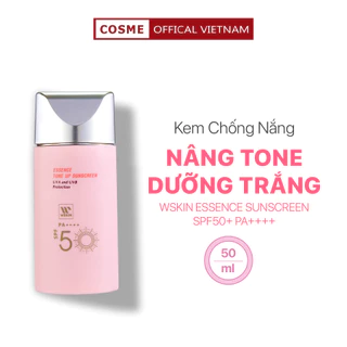 Kem Chống Nắng WSKIN Essence Sunscreen SPF50+ PA++++ Nâng Tone Dưỡng Trắng 50ml WKCN03