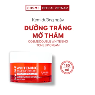 Kem dưỡng ẩm Cosme Double Whitening Tone Up Cream bật tone dưỡng trắng da ban ngày CKD01