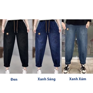 Quần Jeans Baggy lưng chun co giãn, tôn dáng mặc thoải mái [QJBG]