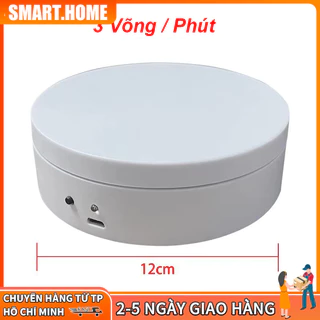 【🔥Free ship🔥】Bàn Xoay Sản Phẩm 12cm Trưng bày Giới Thiệu Sản Phẩm Xoay 360 Độ