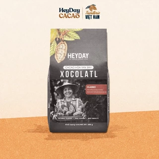 Túi 200g Bột cacao sữa gu đắng dịu HEYDAY Xocolatl Classic