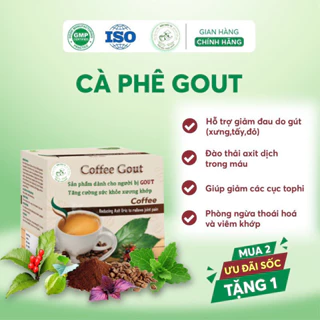 Cafe gout hết xưng nóng đỏ hết đau,cà phê gút đào thải axit uric vận động linh hoạt-Mộc Diệu Vị