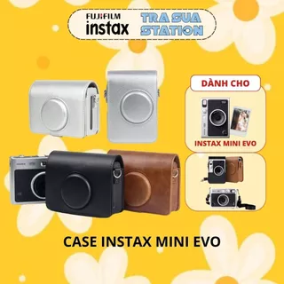 Bao da bảo vệ máy chụp ảnh lấy liền instax Mini Evo -  Case túi đựng máy chụp ảnh instax Mini Evo