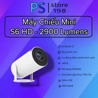 Máy Chiếu Phim  Mini S6 HD Movie Legend - Hỗ Trợ Full HD - Máy Chiếu Dành Cho Sinh Viên Học Sinh