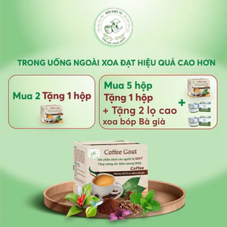 3 hộp Cafe gout hết xưng nóng đỏ hết đau,Cà phê gút đào thải axit uric vận động linh hoạt  dùng 3 tháng