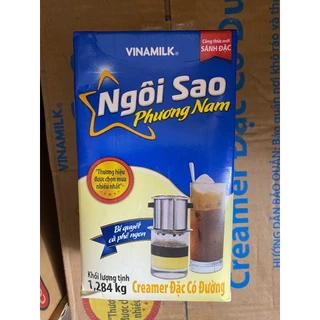 Sữa Đặc Ngôi Sao Phương Nam Xanh Nước Biển Có Đường Hộp 1.284KG