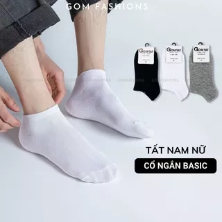 Tất vớ nam cổ ngắn trơn mỏng GOMTAT chất liệu cotton mềm mại, thoáng mát khử mùi hôi chân - VOTRON-VNXK