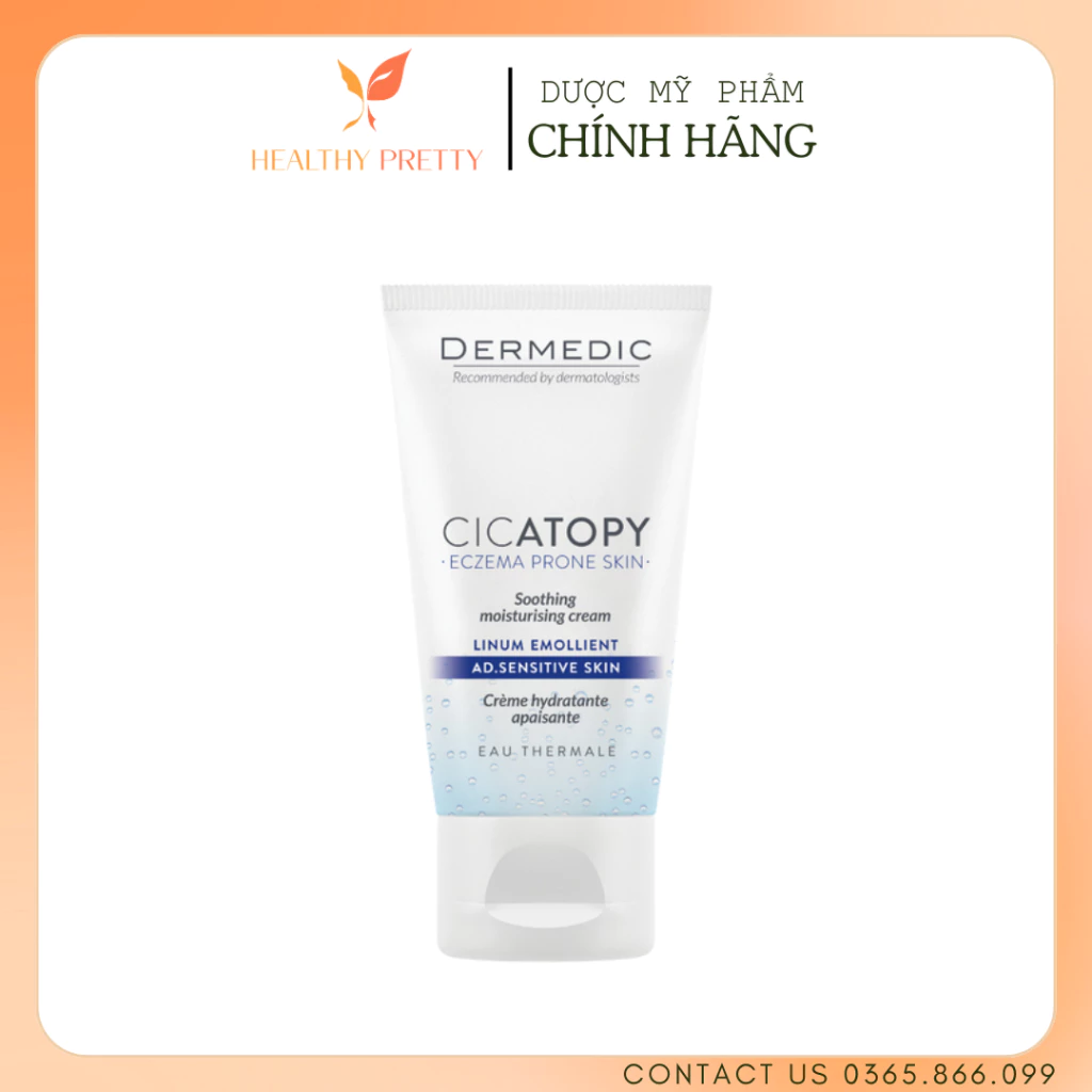 [DERMEDIC] Kem dưỡng ẩm làm dịu da - CICATOPY SOOTHING MOISTURISING CREAM