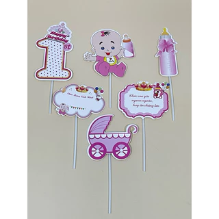 SET 10 BỊCH HAI MẪU CẮM GIẤY THÔI LÔI CHO BÉ TRAI - GÁI