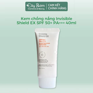 Kem chống nắng Invisible Shield EX 40ml SPF 50+ PA+++ | Cây Rơm Cosmetics