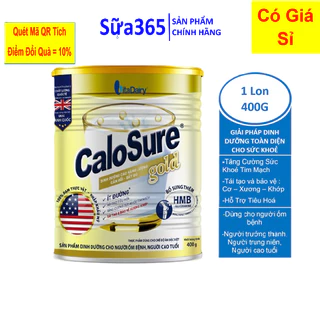 Sữa Calosure Gold ít đường 400g giúp tăng cường sức khỏe tim mạch, bảo vệ xương - VitaDairy