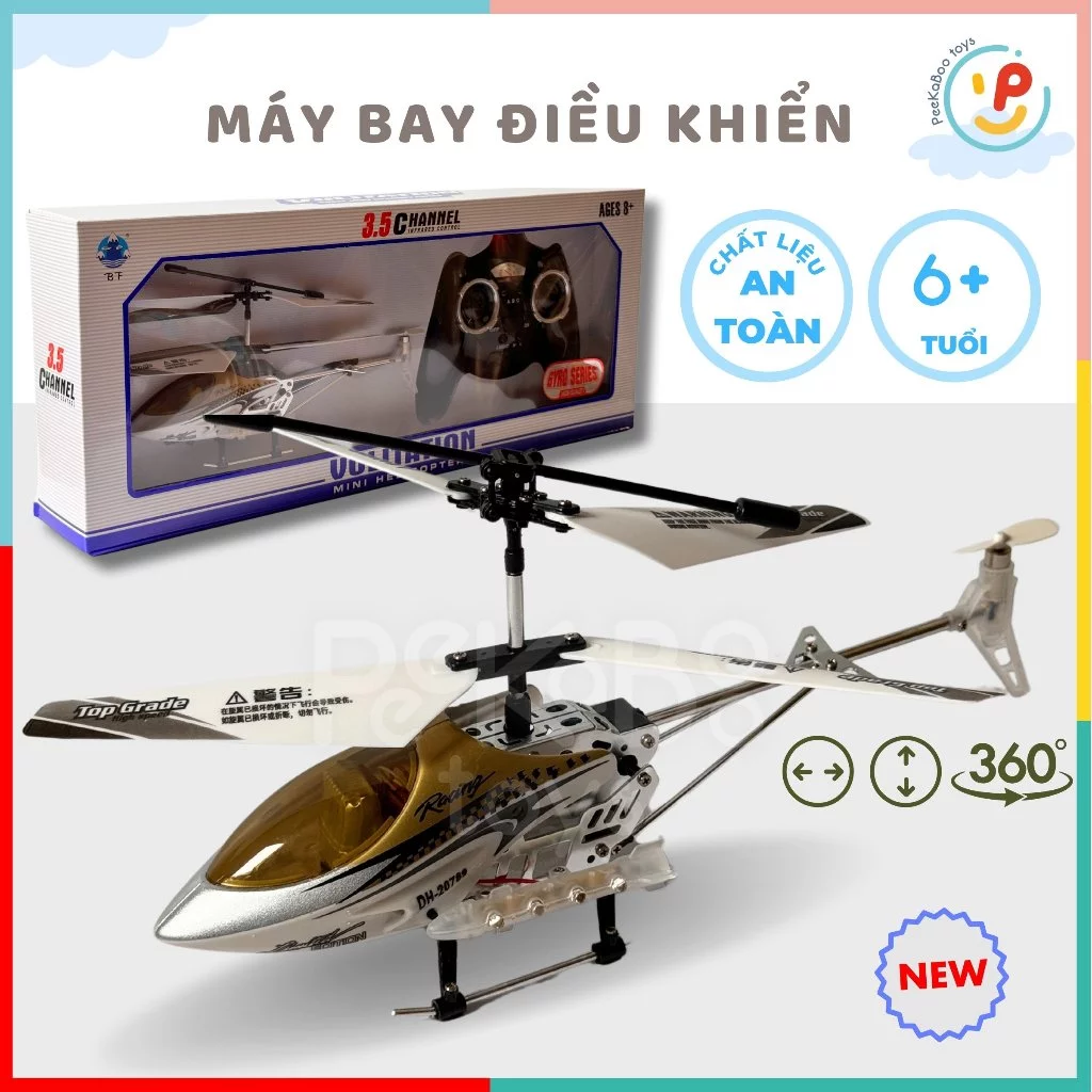 Hộp máy bay trực thăng điều khiển dùng pin 20789 Peekabootoys