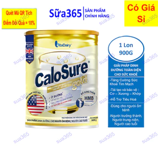Sữa Calosure Gold ít đường 900g giúp tăng cường sức khỏe tim mạch, bảo vệ xương - VitaDairy