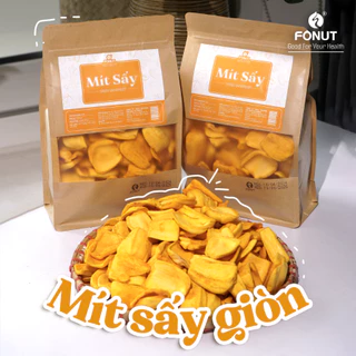 Mít sấy giòn Fonut bịch 250g trái cây sấy giòn, ăn vặt, ăn kiêng, healthy