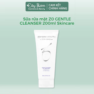 Sữa rửa mặt da khô, da nhạy cảm Z0 GENTLE CLEANSER 200ml Skincare | Cây Rơm Cosmetics