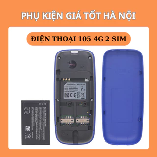 Điện Thoại 105 bản 2 sim 4G. điện thoại cục gạch giá rẻ, điện thoại siêu rẻ, điện thoại học sinh giá rẻ, điện thoại 105
