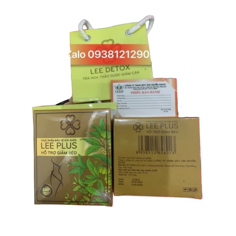 Viên uống giảm cân Lee detox( chính hảng cty) 1 h 15 gói 1 gói 2 viên uống 15 ngày