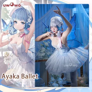 [ORDER] Trang phục COSPLAY Ayaka ver Ballet trong Genshin Impact (có feedback hãng)