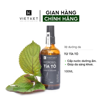 Lọ xịt Hydrosol tía tô VIETKET 100ml - Dưỡng da sáng khoẻ